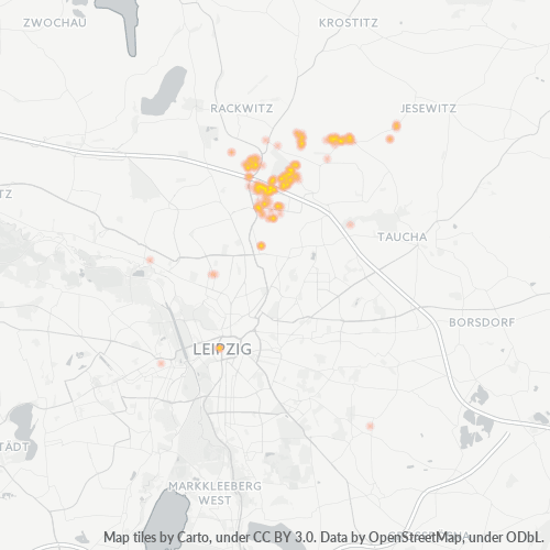 Bedrijfsconcentratie in Postcode 04356 - Leipzig, Saksen (deelstaat)