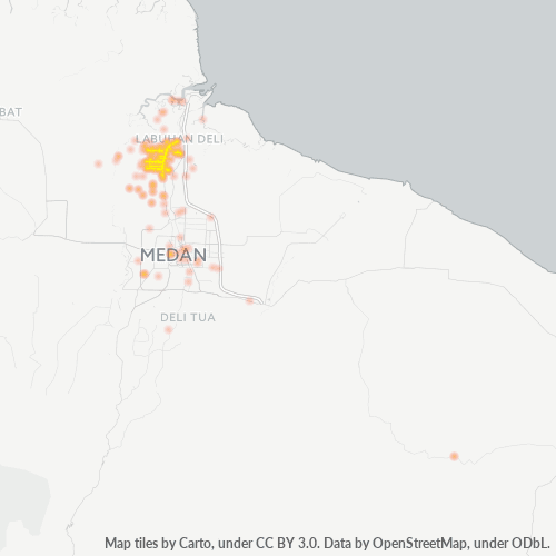 Dami ng Negosyo sa Postal Code 20255 - Medan, Sumatera Utara