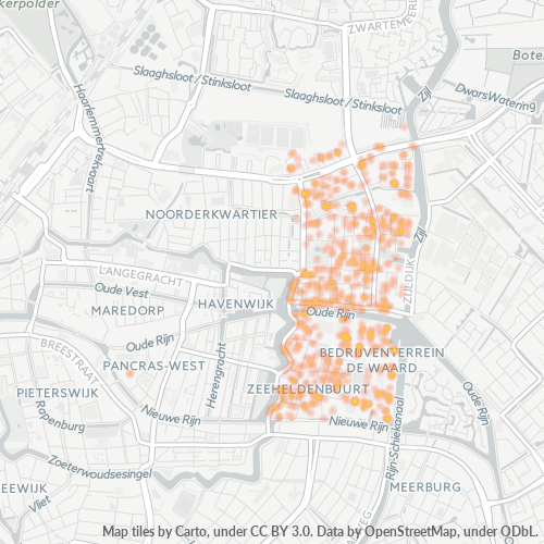 Dami ng Negosyo sa Postal Code 2315 - Leiden, Provincie Zuid-Holland