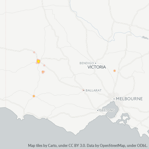 Dami ng Negosyo sa Postal Code 3400 - Horsham, Victoria