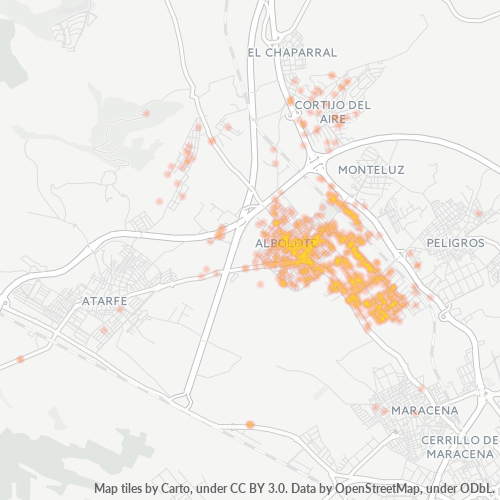 Bedrijfsconcentratie in Postcode 18220 - Albolote, Andalusië