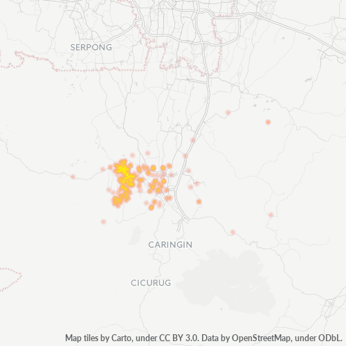 Dami ng Negosyo sa Postal Code 16680 - Bogor, Kanlurang Java