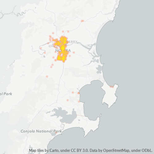Dami ng Negosyo sa Postal Code 2541 - Bomaderry, New South Wales