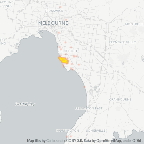 Dami ng Negosyo sa Postal Code 3191 - Sandringham, Victoria
