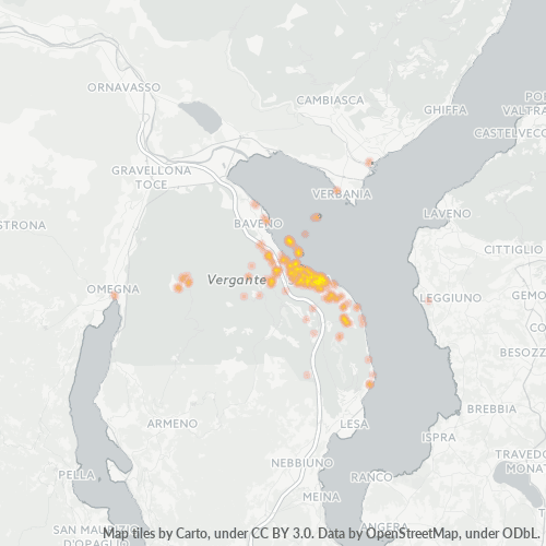 Bedrijfsconcentratie in Postcode 28838 - Italië