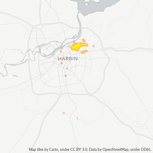 Dami ng Negosyo sa Postal Code 150050 - Harbin, Heilongjiang