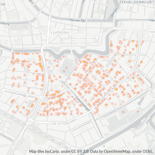 Dami ng Negosyo sa Postal Code 2313 - Leiden, Provincie Zuid-Holland