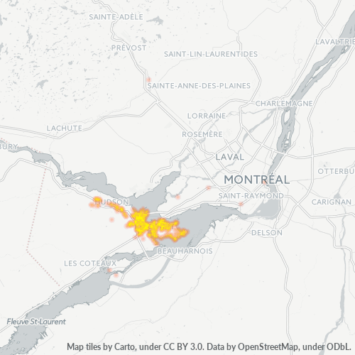 Dami ng Negosyo sa Postal Code J7V - Québec