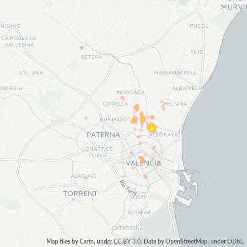 Dami ng Negosyo sa Postal Code 46016 - Espanya