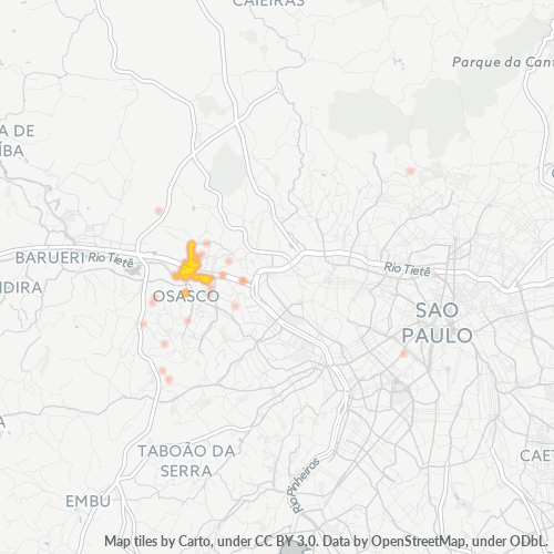 Dami ng Negosyo sa Postal Code 06233-000 - Osasco, São Paulo