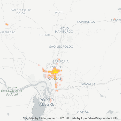 Dami ng Negosyo sa Postal Code 92420-000 - Canoas, Rio Grande do Sul
