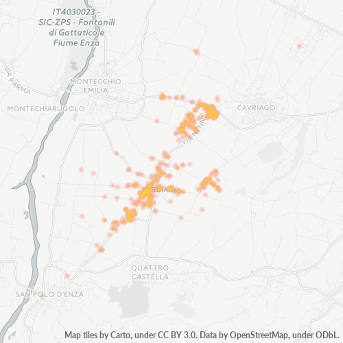 Dami ng Negosyo sa Postal Code 42021 - Italya