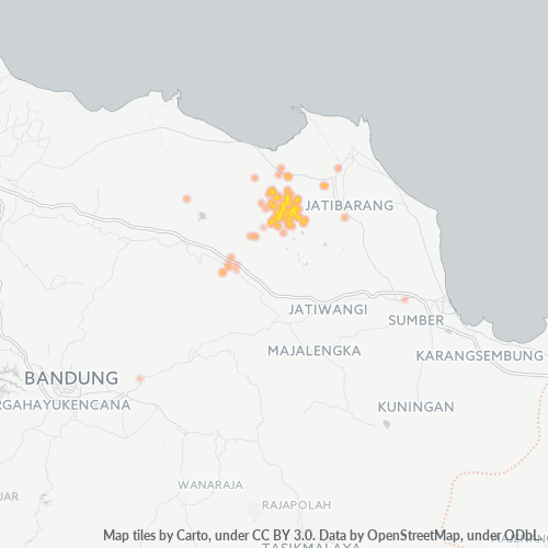 Dami ng Negosyo sa Postal Code 45262 - Indramayu, Kanlurang Java