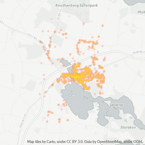 Dami ng Negosyo sa Postal Code 4930 - Maribo, Region Sjælland