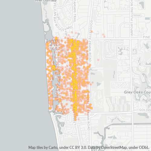 Bedriftskonsentrasjon i Postnummer 34103 - Naples, Florida