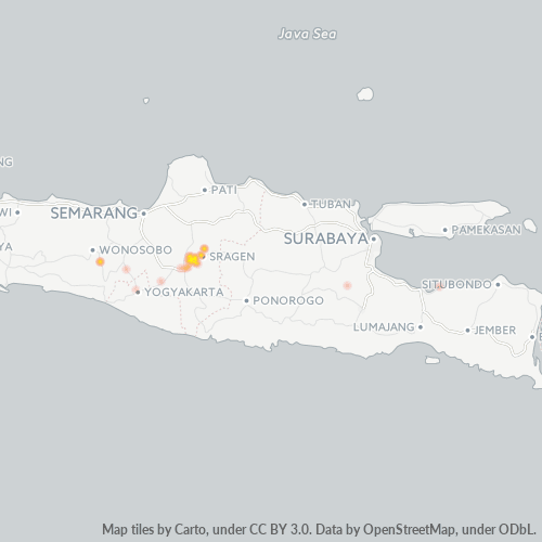 Dami ng Negosyo sa Postal Code 57282 - Surakarta, Provinsi Jawa Tengah