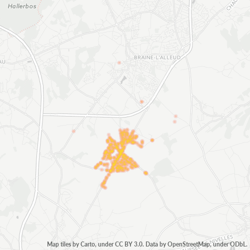 Bedrijfsconcentratie in Postcode 1428 - België