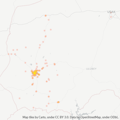 Dami ng Negosyo sa Postal Code 64600 - Eşme, Uşak Province