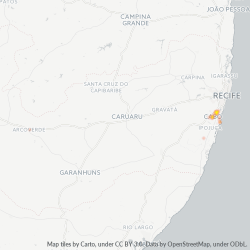 Dami ng Negosyo sa Postal Code 54580-000 - Cabo, Pernambuco