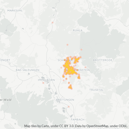 Dami ng Negosyo sa Postal Code 36448 - Schweina, Thuringia