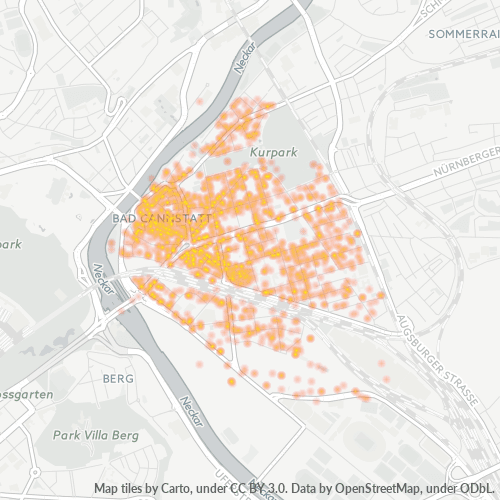Business Concentration in Postal Code 70372 - Stuttgart, Baden-Württemberg