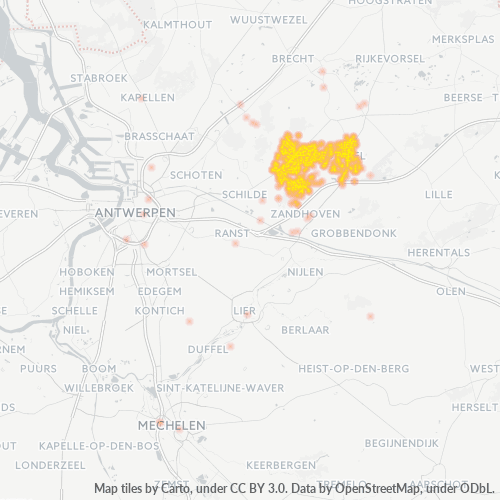 Dami ng Negosyo sa Postal Code 2980 - Belhika