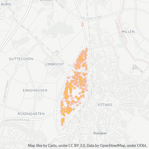 Dami ng Negosyo sa Postal Code 6135 - Sittard, Provincie Limburg