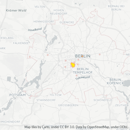 Konsentrasi Bisnis di Kode Pos 10783 - Berlin