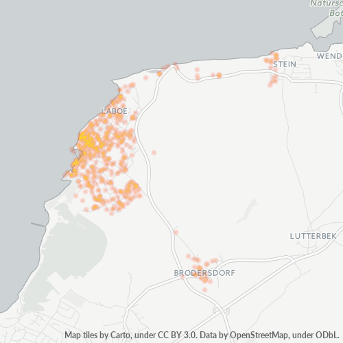 Konsentrasi Bisnis di Kode Pos 24235 - Laboe, Schleswig-Holstein
