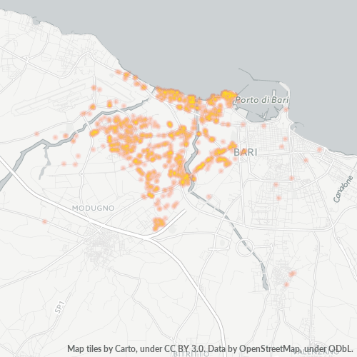 Dami ng Negosyo sa Postal Code 70132 - Bari, Apulia