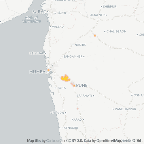 Dami ng Negosyo sa Postal Code 410405 - Pune, Maharashtra