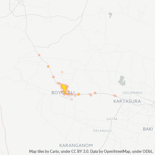 Dami ng Negosyo sa Postal Code 57313 - Boyolali, Provinsi Jawa Tengah