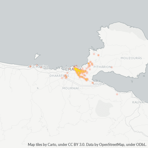 Dami ng Negosyo sa Postal Code 731 34 - Chaniá, Creta