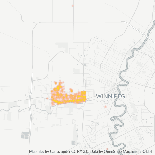 Dami ng Negosyo sa Postal Code R3J - Winnipeg, Manitoba