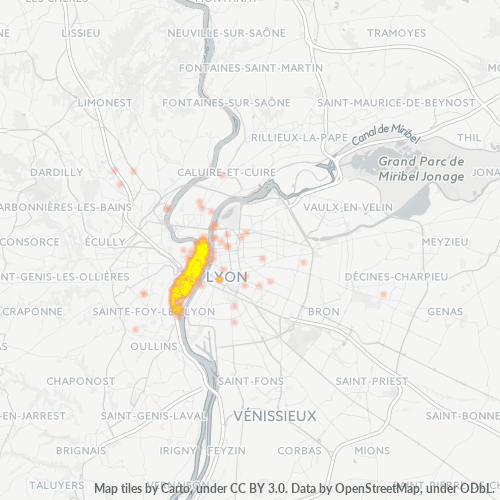 Dami ng Negosyo sa Postal Code 69002 - Lyon, Rhône-Alpes