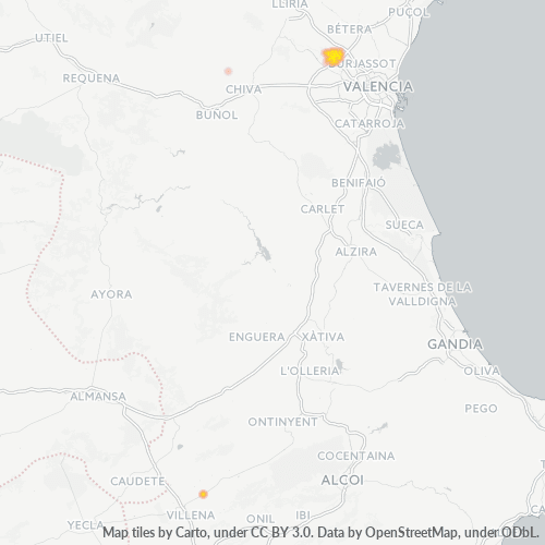 Dami ng Negosyo sa Postal Code 46182 - Espanya