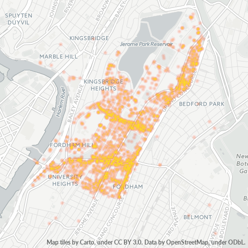 Virksomhedskoncentration i Postnummer 10468 - Bronx, New York (delstat)
