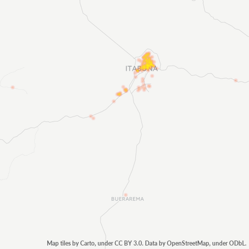 Bedrijfsconcentratie in Postcode 45603-000 - Itabuna, Bahia (staat)
