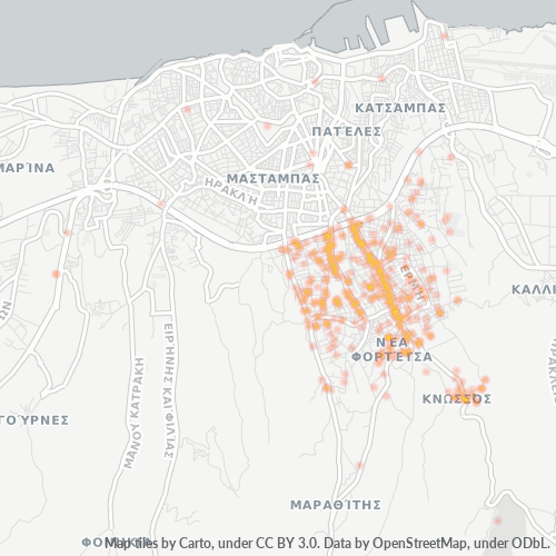 Dami ng Negosyo sa Postal Code 714 09 - Creta