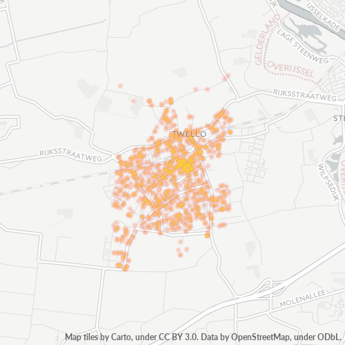 Dami ng Negosyo sa Postal Code 7391 - Twello, Provincie Gelderland