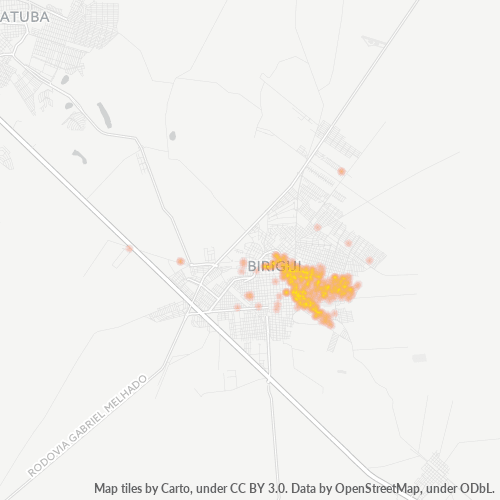 Dami ng Negosyo sa Postal Code 16203-000 - Birigui, São Paulo