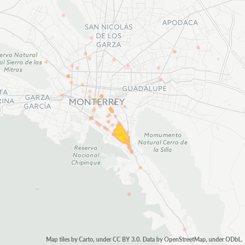 Dami ng Negosyo sa Postal Code 64780 - Monterrey, Nuevo León