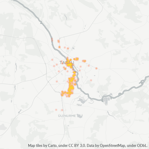 Dami ng Negosyo sa Postal Code 51013 - Tartu, Tartumaa