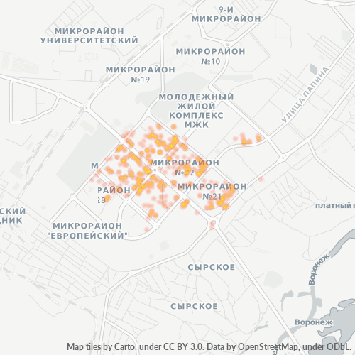 Dami ng Negosyo sa Postal Code 398036 - Lipetsk, Lipetsk Oblast