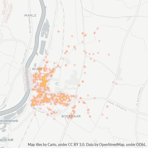 Dami ng Negosyo sa Postal Code 8131 - Wijhe, Provincie Overijssel