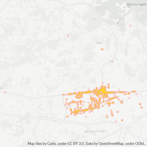 Bedrijfsconcentratie in Postcode 3270 - België
