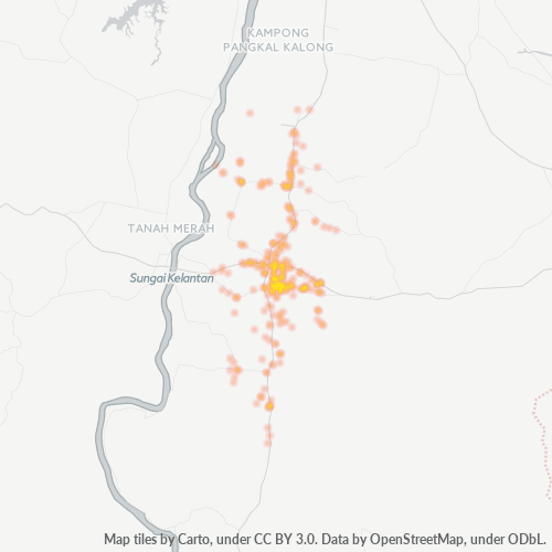 Dami ng Negosyo sa Postal Code 18500 - Kelantan