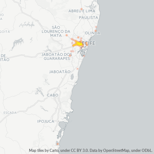 Dami ng Negosyo sa Postal Code 50720-000 - Recife, Pernambuco