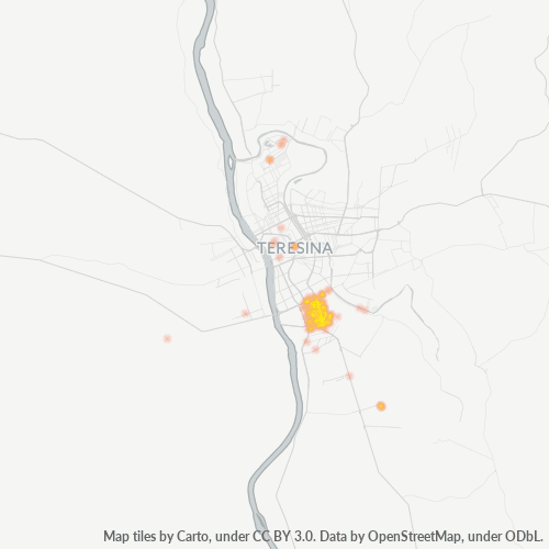Dami ng Negosyo sa Postal Code 64023-000 - Teresina, Piauí