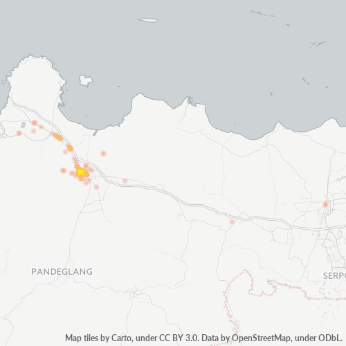 Dami ng Negosyo sa Postal Code 42115 - Serang, Banten